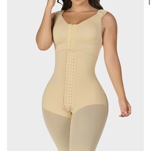 M y D Colombian Women's Beige Shapewear Bodysuit